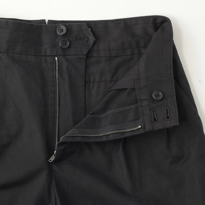 BRUSHED TWILL TROUSERS