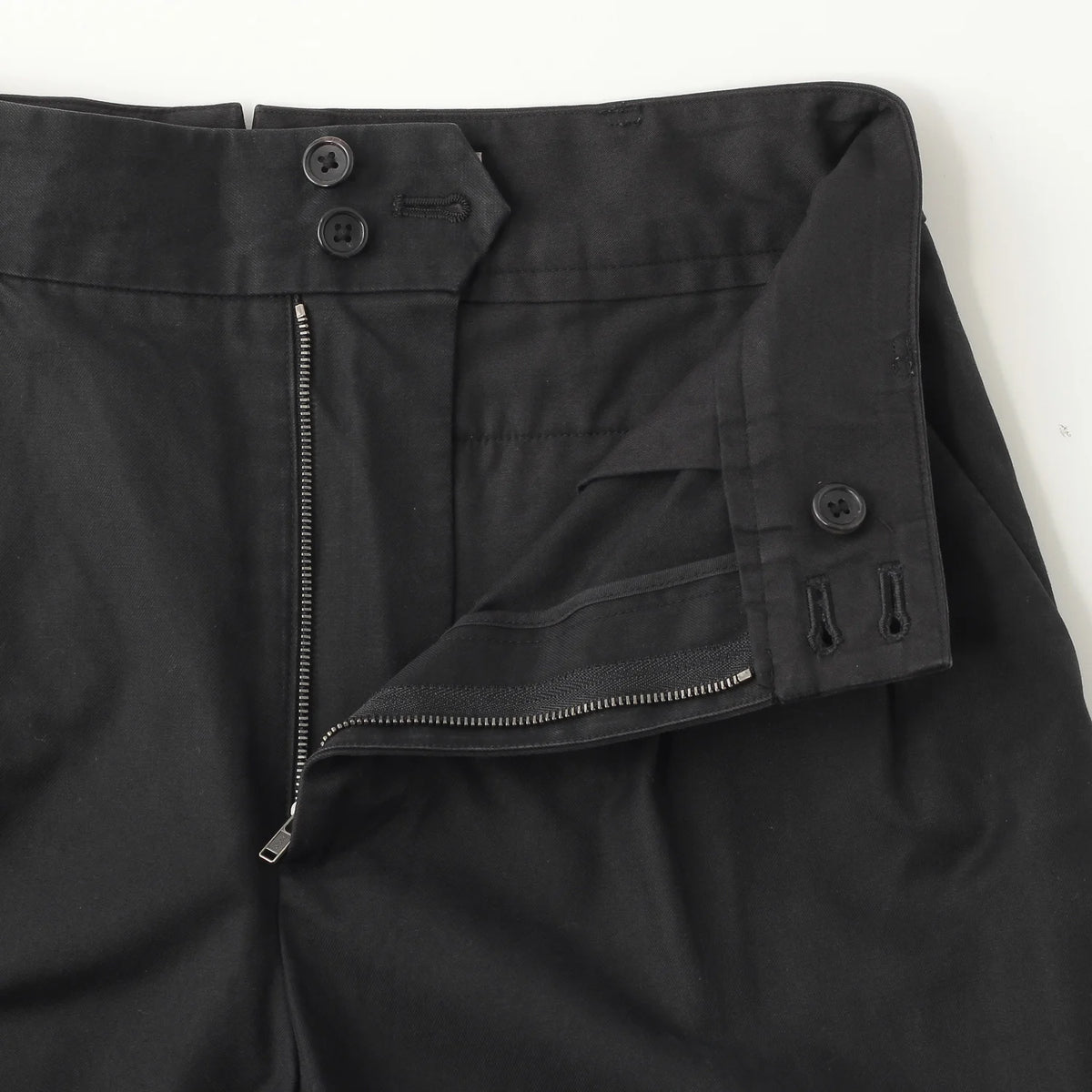 BRUSHED TWILL TROUSERS