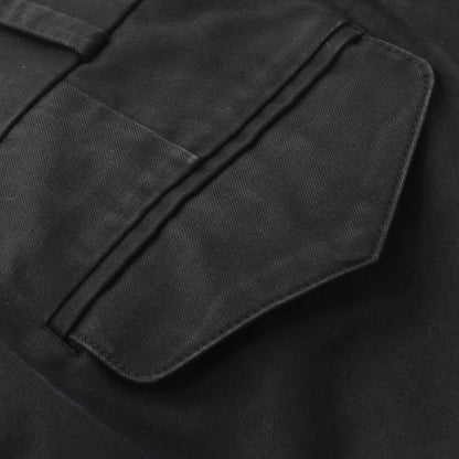 BRUSHED TWILL TROUSERS