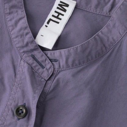 GARMENT DYE COTTON POPLIN SHIRT