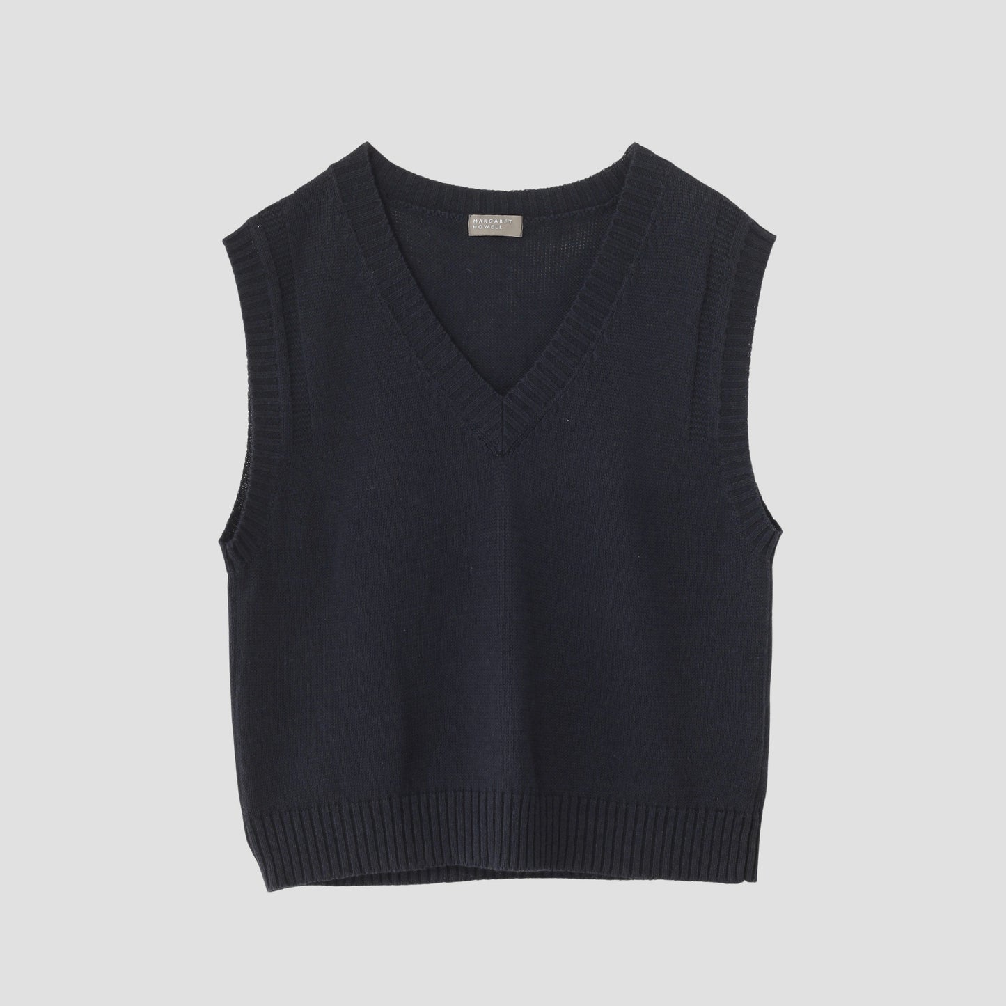 LINEN COTTON SILK SLIPOVER KNIT