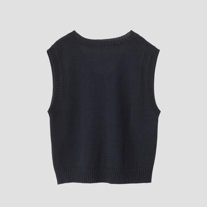 LINEN COTTON SILK SLIPOVER KNIT