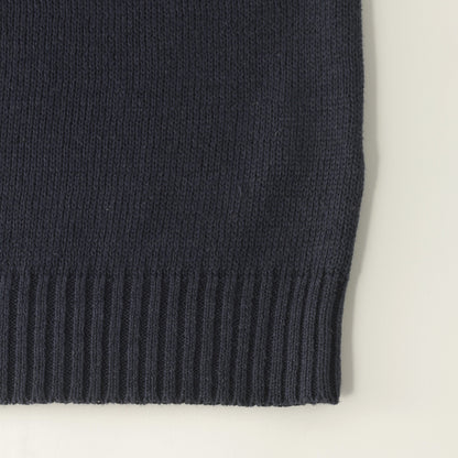 LINEN COTTON SILK SLIPOVER KNIT