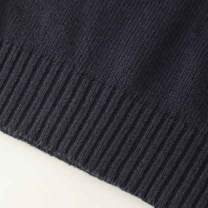 LINEN COTTON SILK SLIPOVER KNIT