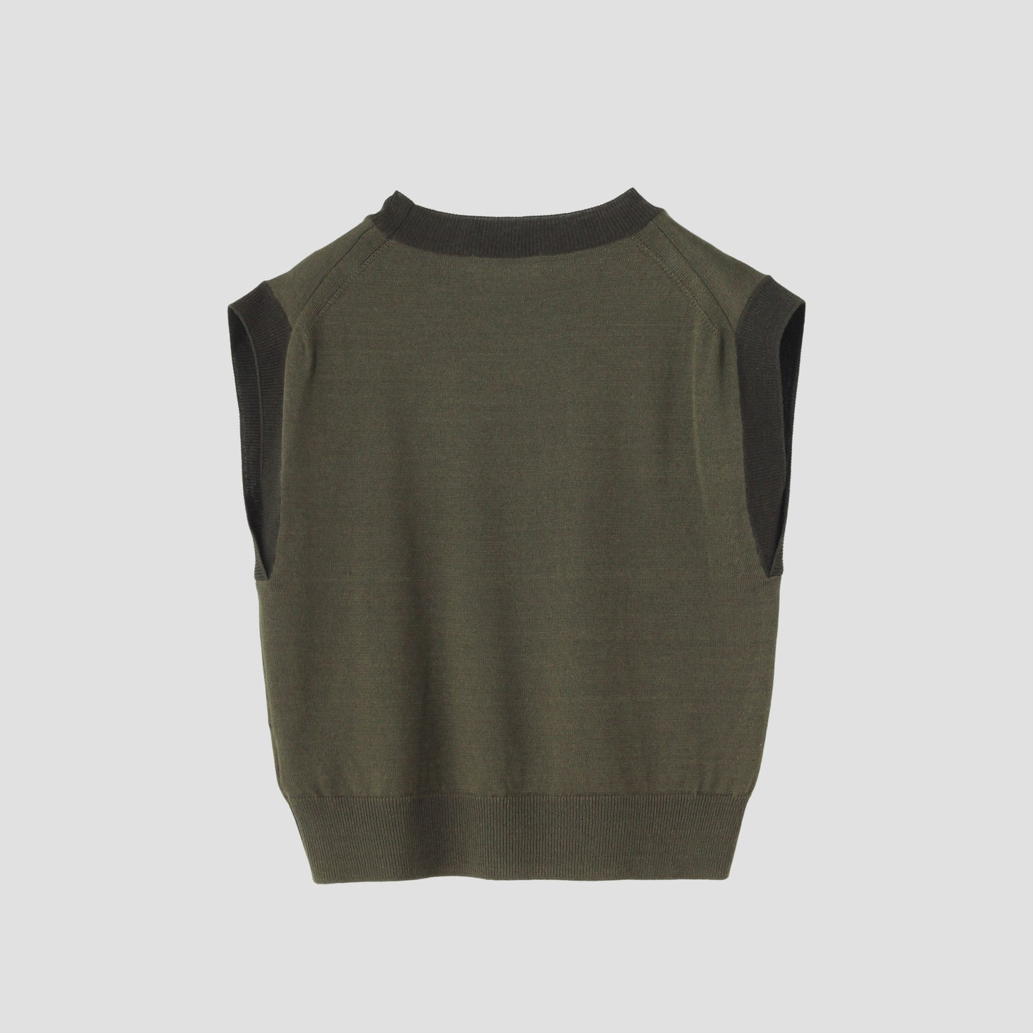WOOL LINEN ARGYLE KNIT