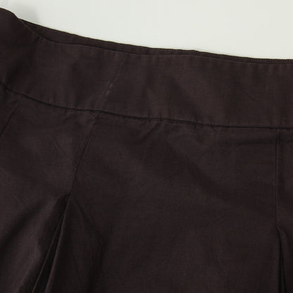SILK COTTON POPLIN SKIRT