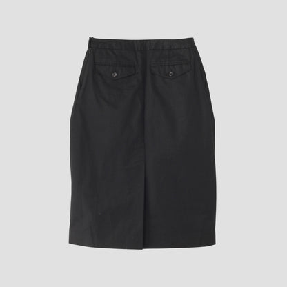 LIGHT COTTON LINEN TWILL SKIRT