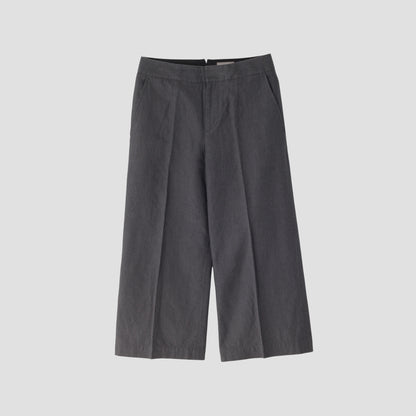 COTTON LINEN TROUSERS