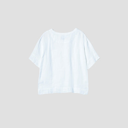 LINEN OPEN WEAVE  SHIRT