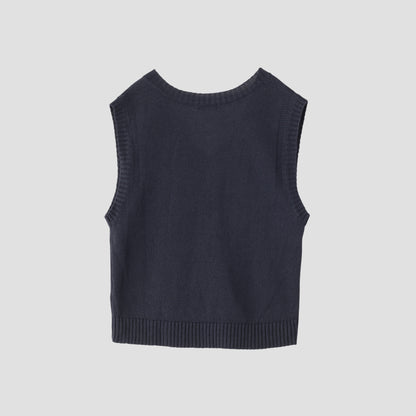 LINEN COTTON SILK SLIPOVER KNIT