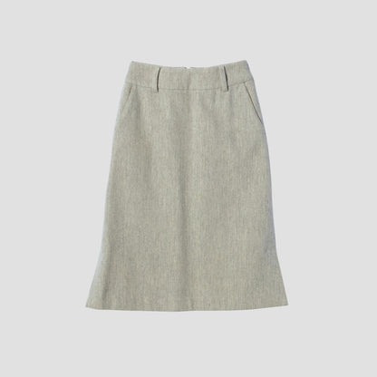 LIGHT BRITISH WOOL SKIRT