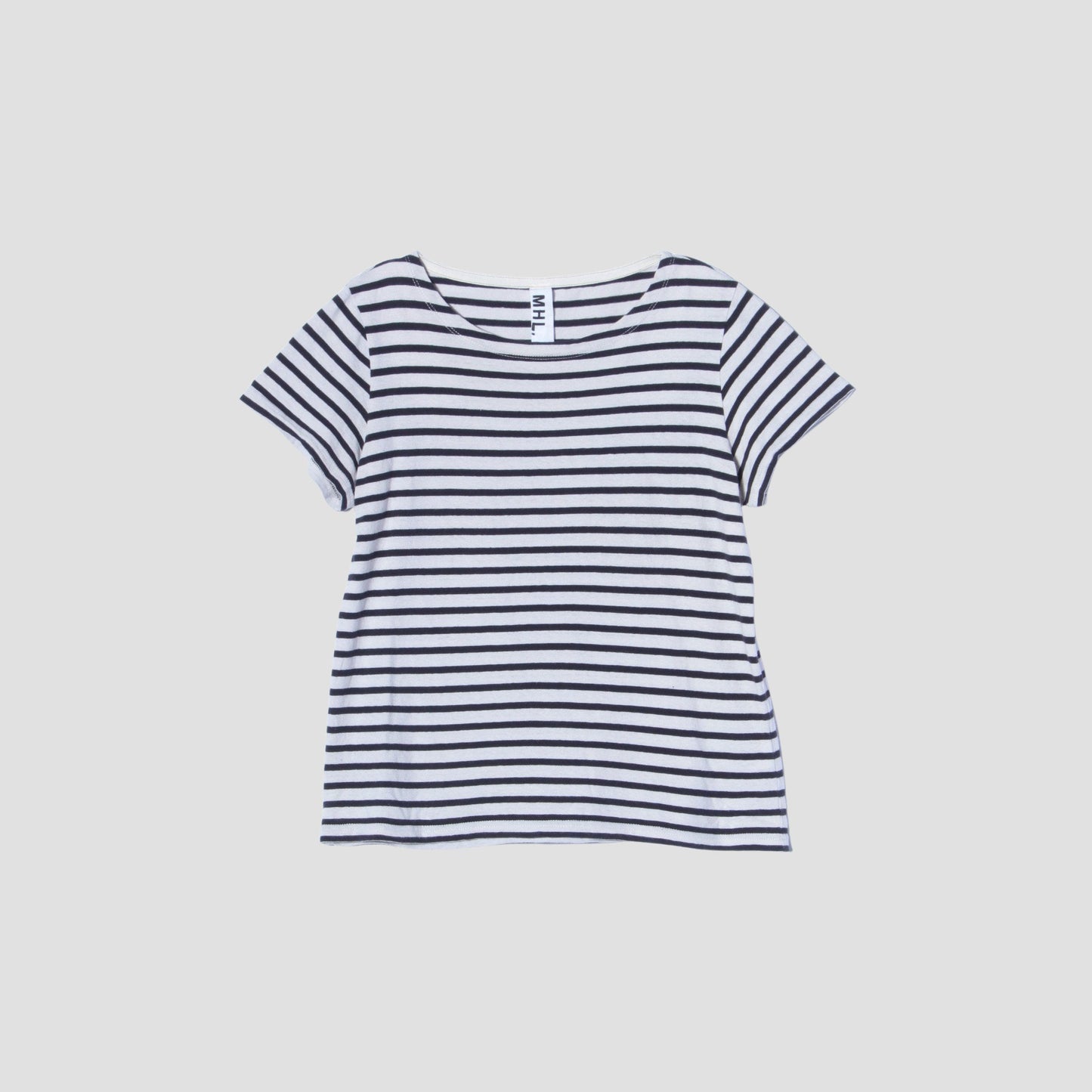 ROUGH COTTON STRIPE JERSEY