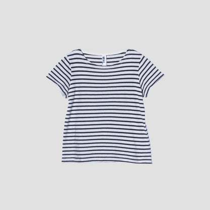 ROUGH COTTON STRIPE JERSEY