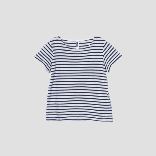 ROUGH COTTON STRIPE JERSEY