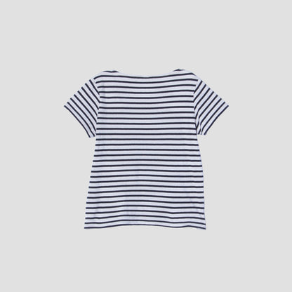 ROUGH COTTON STRIPE JERSEY