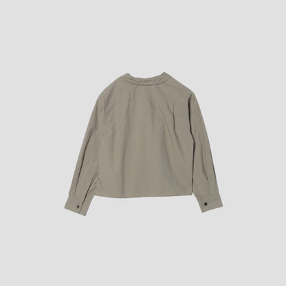 COTTON WOOL POPLIN SHIRT