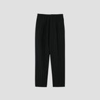 WIDE PINSTRIPE WOOL TROUSERS