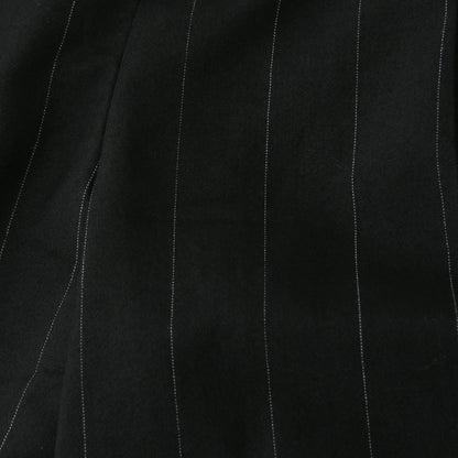 WIDE PINSTRIPE WOOL TROUSERS