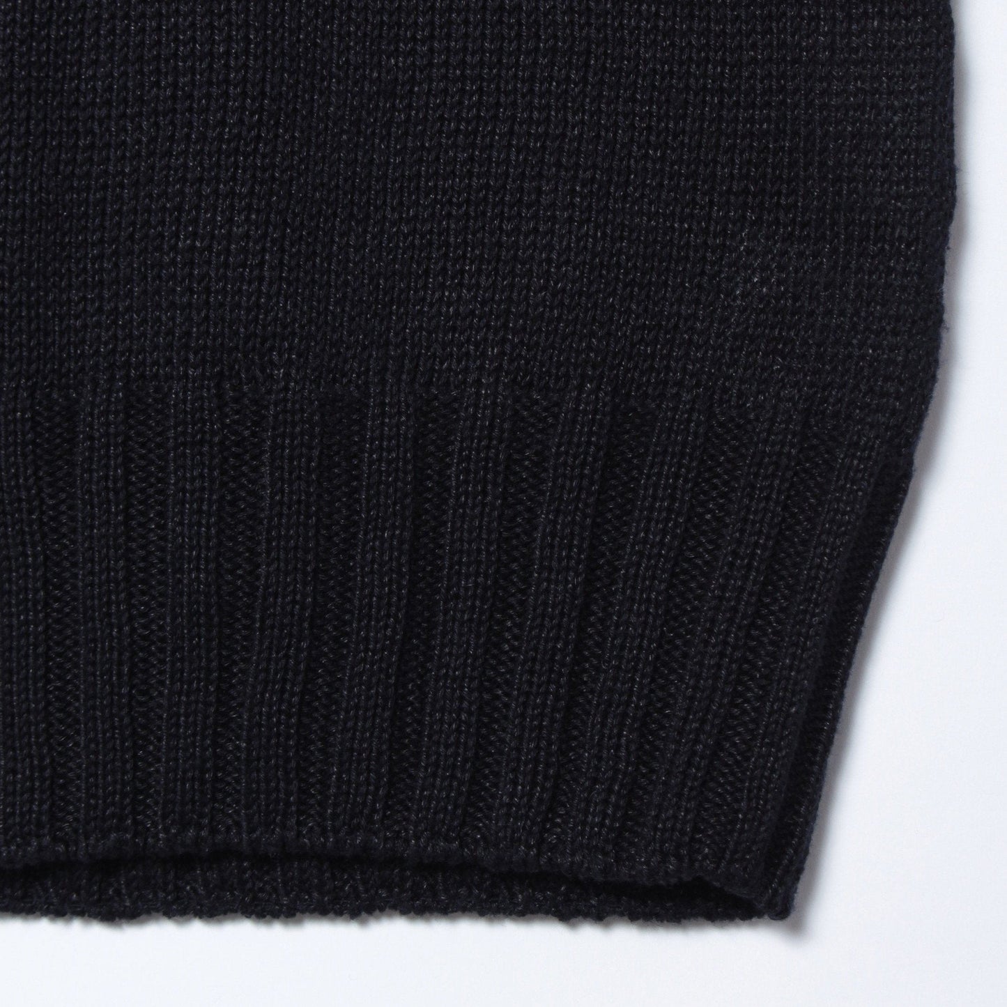 LINEN COTTON WIDE ROLL NECK KNIT