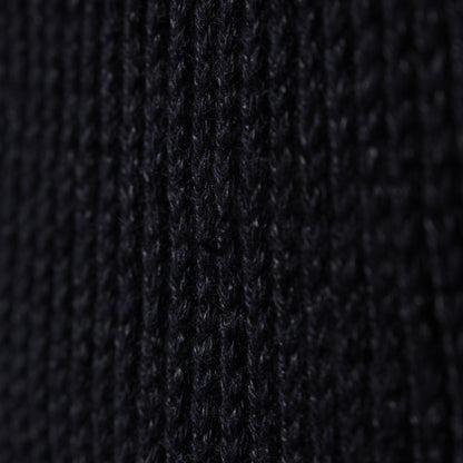 LINEN COTTON WIDE ROLL NECK KNIT