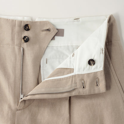 COTTON LINEN TROUSERS