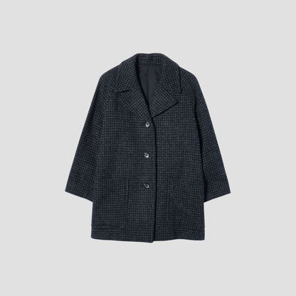 DOGTOOTH HARRIS TWEED COAT