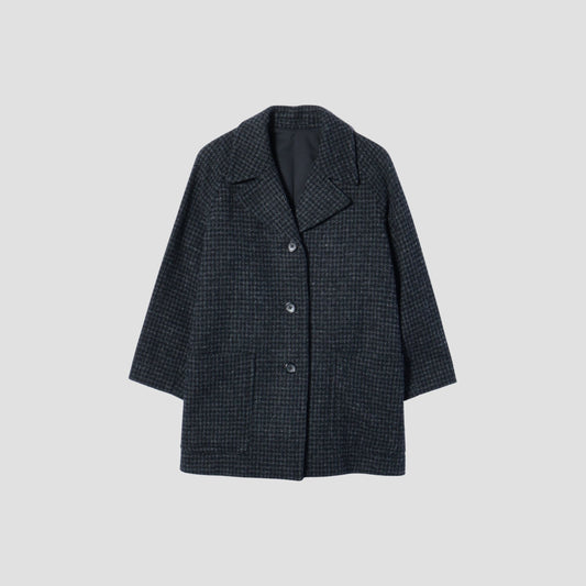 DOGTOOTH HARRIS TWEED COAT
