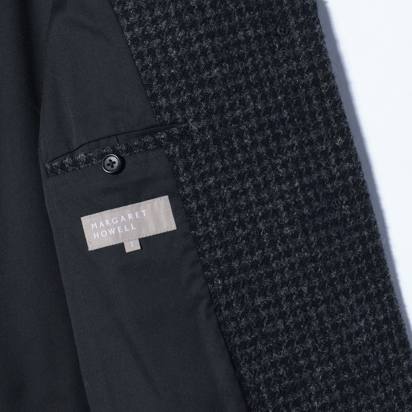DOGTOOTH HARRIS TWEED COAT