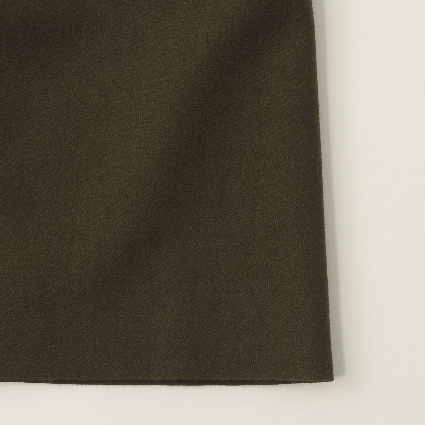 MILLED WOOL TWILL DRESS
