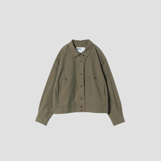 SHEET COTTON LINEN BLOUSON