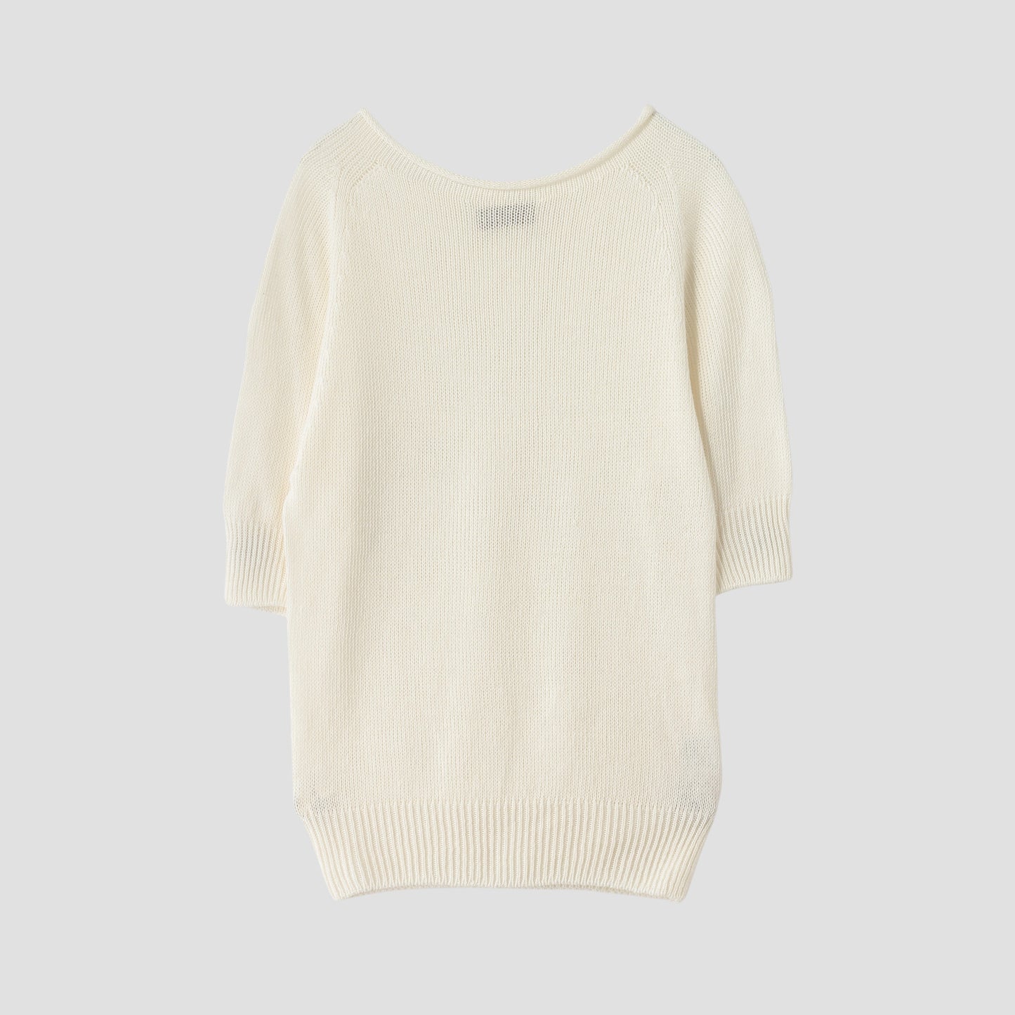 CAST OFF ROLL NECK KNIT