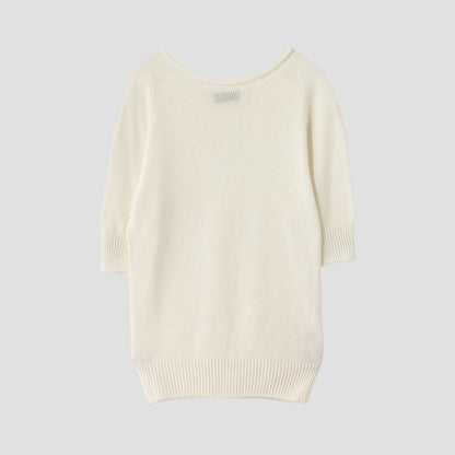 CAST OFF ROLL NECK KNIT