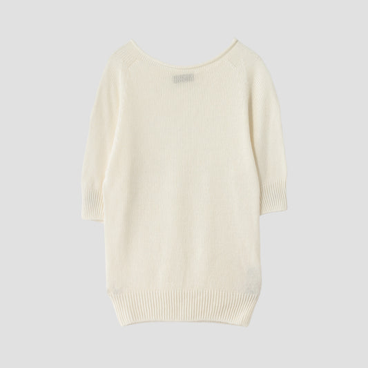 CAST OFF ROLL NECK KNIT