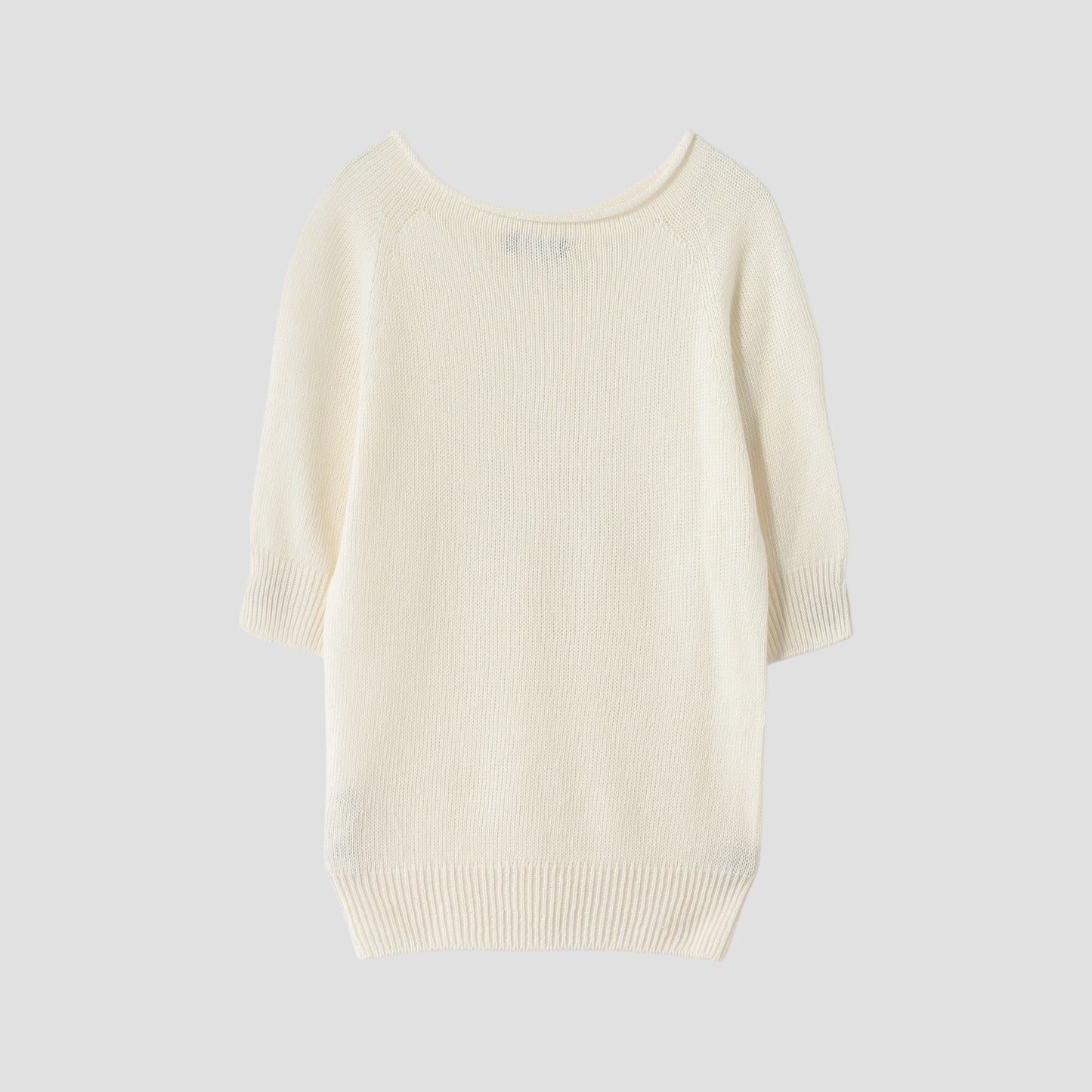 CAST OFF ROLL NECK KNIT