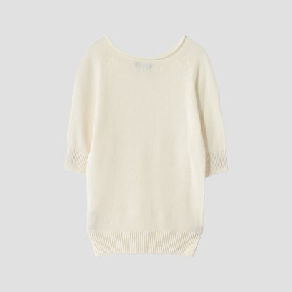 CAST OFF ROLL NECK KNIT
