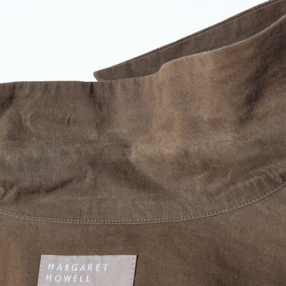 FINE PLAINWEAVE COTTON LINEN DRESS