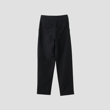PLAINWEAVE WOOL LINEN TROUSERS