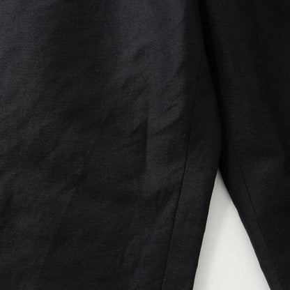 PLAINWEAVE WOOL LINEN TROUSERS