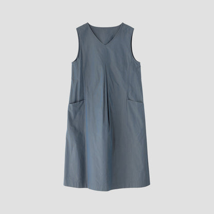 COTTON CHAMBRAY DRESS