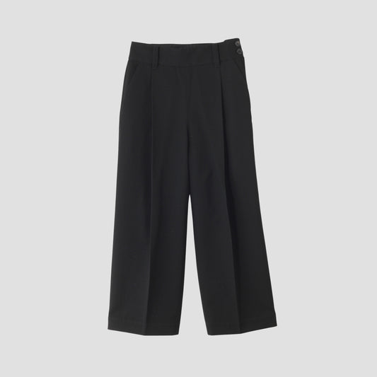 WOOL COTTON SERGE TROUSERS