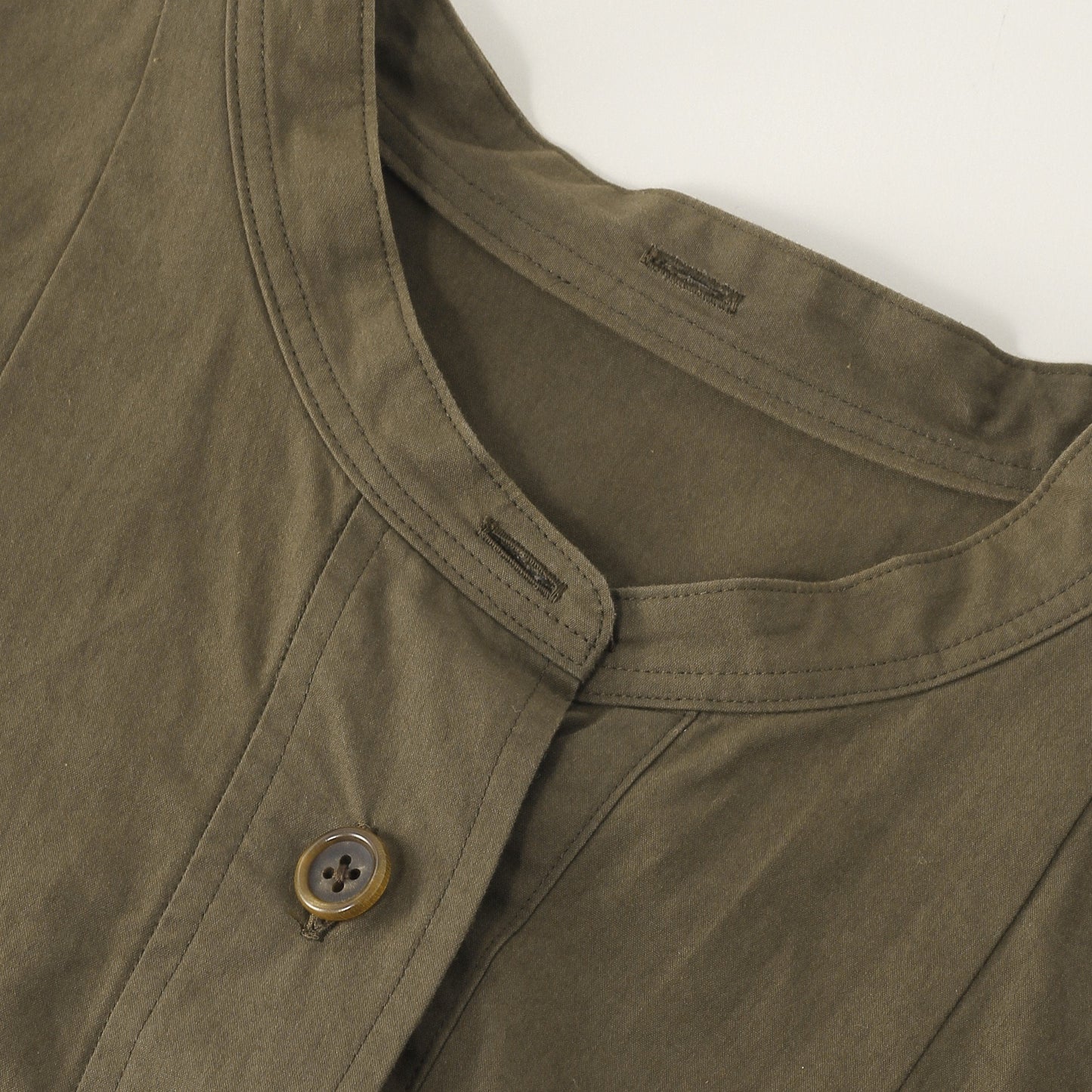 STIFF COTTON POPLIN DRESS