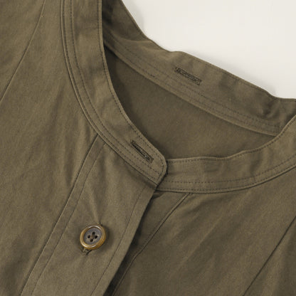 STIFF COTTON POPLIN DRESS