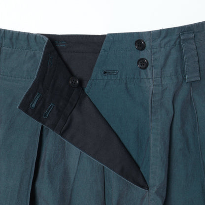 YARN DYED COTTON POPLIN SKIRT