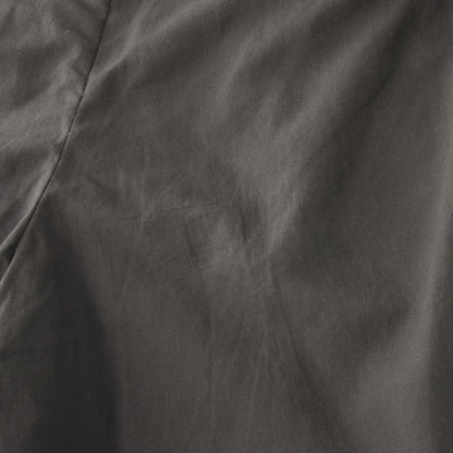 PLAIN WEAVE COTTON LINEN TROUSERS
