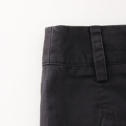 COTTON SILK POPLIN TROUSERS
