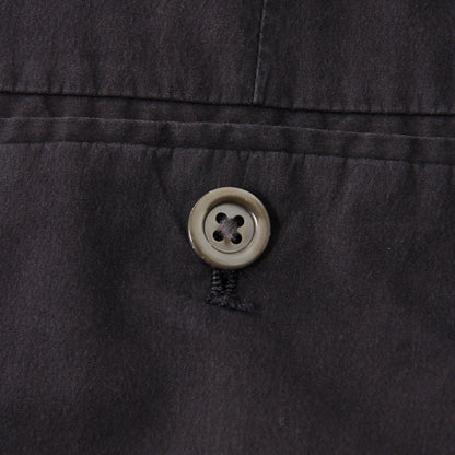 COTTON SILK POPLIN TROUSERS