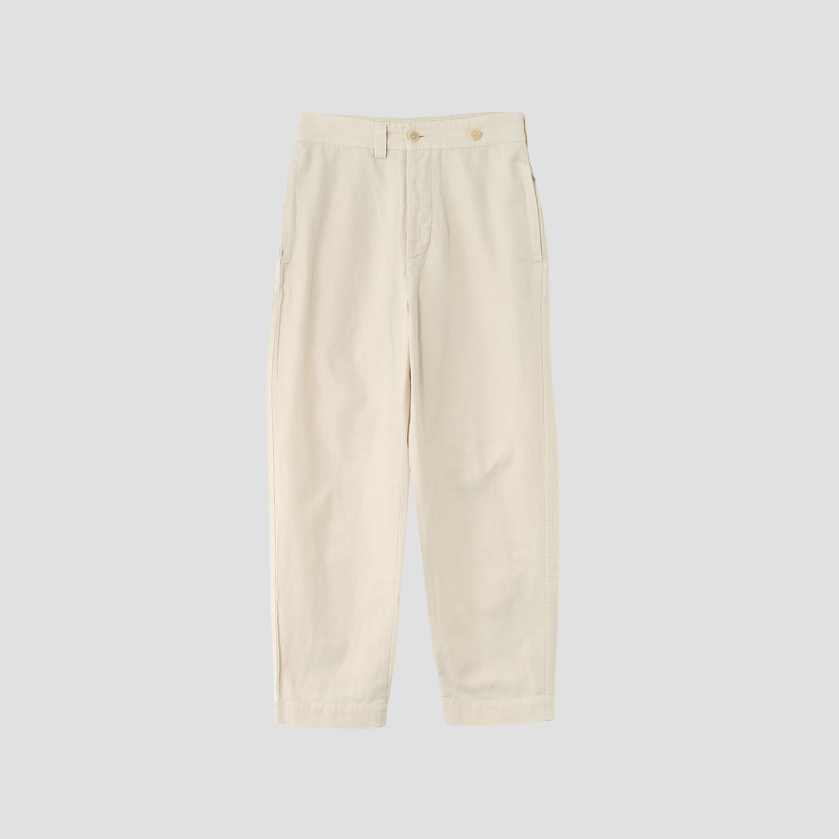 GARMENT DYE CANVAS TROUSERS