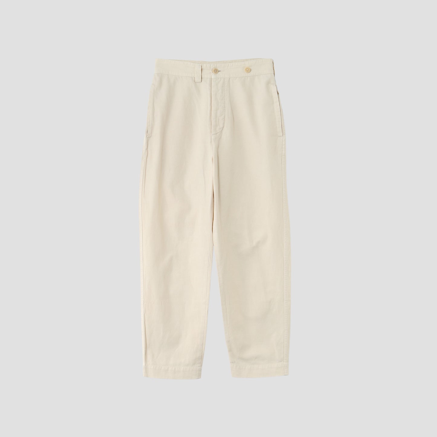 GARMENT DYE CANVAS TROUSERS