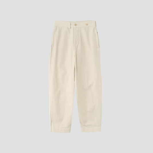 GARMENT DYE CANVAS TROUSERS