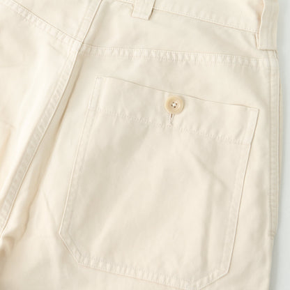 GARMENT DYE CANVAS TROUSERS